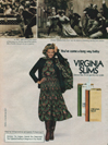 Virginia Slims August 77 ad