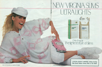 Virginia Slims October 87 ad