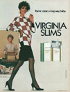 Virginia Slims February 85 ad